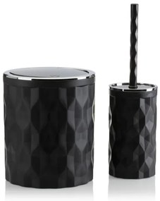 Kúpeľňový set REINA 5 ks čierna/chróm