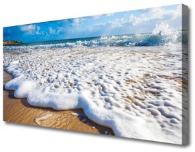 Obraz na plátne Pláž more pisek príroda 120x60 cm
