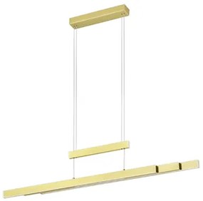 LED závesné osvetlenie Trio Trajan mosadz 375310508