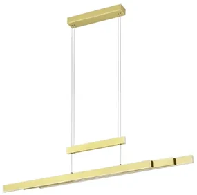 LED závesné osvetlenie Trio Trajan mosadz 375310508