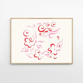 Moikka Plagát Celestial Blossom by Lucrecia Rey Caro 30x40