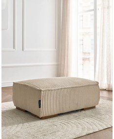 Svetlohnedá menčestrová podnožka Chelsea – Bobochic Paris