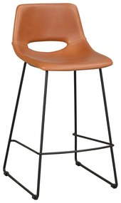 Koňakovohnedé barové stoličky v súprave 2 ks 89 cm Manning - Rowico