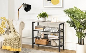 Botník Vasagle Ormio 69 cm černý/šedý