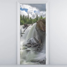 Fototapeta na dvere - Vodopády (95x205cm)