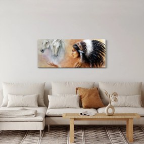 Obraz - Kúzla indiánov (120x50 cm)