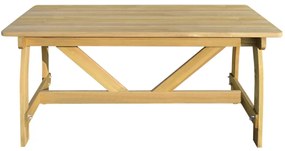 vidaXL Záhradný stôl 150x74x75 cm, impregnovaná borovica