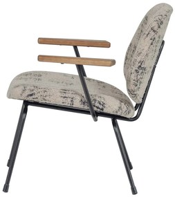 Béžové ženilkové kreslo Aure – WOOOD