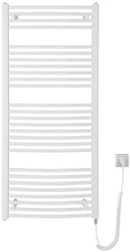 Aqualine Aqualine, ORBIT-E elektrické vykurovacie teleso, oblé, 600x1320 mm, 600W, biela, ILEO36T