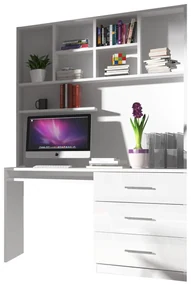 PC stolík Paradisa PD03 (biela + lesk biely) . Vlastná spoľahlivá doprava až k Vám domov. 1104574