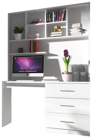 PC stolík Paradisa PD03 (biela + lesk biely) . Vlastná spoľahlivá doprava až k Vám domov. 1104574