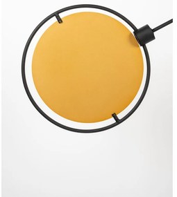 LED stmievateľné závesné svietidlo v okrovožltej a čiernej farbe Sirius – Zuiver