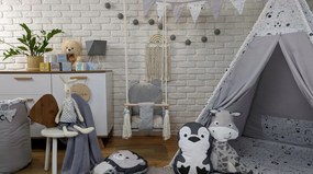 Detská hojdačka LULLABY - ŠEDÁ