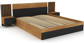 Posteľ Nairobi 180 artisan/čierna