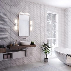 Nordlux Biele kúpeľňové LED svietidlo Helva Double Basic 9W 2015311001