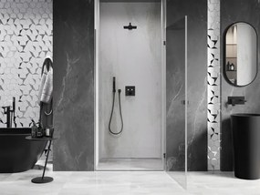 Mexen, Mexen Lunar-B výklopné pravé sprchové dvere 95 cm, transparentné, pištoľový kov - 832-095-000-95-00-P