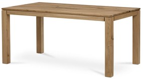 Autronic - Stůl jídelní 160x90x75 cm, masiv dub, povrchová úprava olejem - DS-F160 DUB AKCE