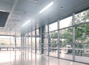 BERGE LED panel MARS - čierne svietidlo SLIM - 120cm - 36W - 230V - 3600Lm - neutrálna biela