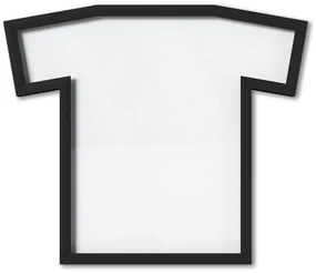 Čierny plastový rámček na stenu 62x72 cm T-Frame – Umbra