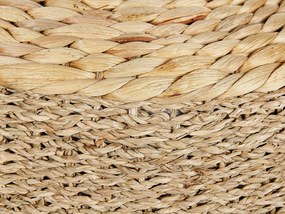 Taburetka z morskej trávy ⌀ 40 cm prírodná HAIPHONG Beliani