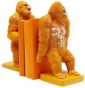 Gorilla zarážky na knihy oranžové