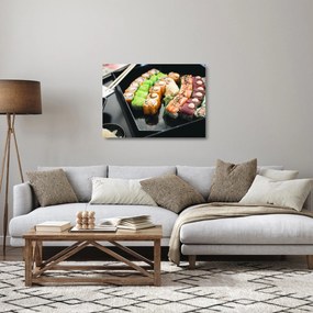 Sklenený obraz - Sushi (70x50 cm)