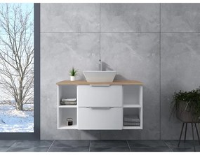 Rennes White Kúpeľňová skrinka s umývadlom