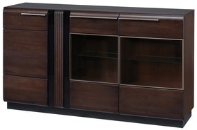 Komoda Porti 48 180 cm z masivu dub čokoládový
