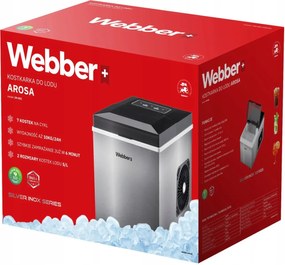 WEBBER Domáci výrobník kociek ľadu - 10 kg 165W WEBBER