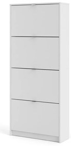 Biela výklopná skrinka na topánky Shoes – Tvilum