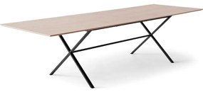 Rozkladací jedálenský stôl s doskou v dubovom dekore v prírodnej farbe 90x165 cm Meza – Hammel Furniture