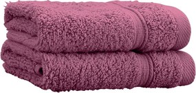 Tmavoružové froté bavlnené uteráky v súprave 2 ks 30x30 cm Zero Twist – Catherine Lansfield