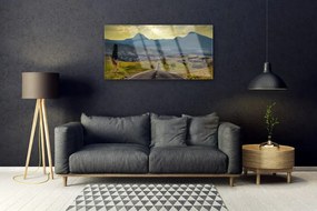 Obraz plexi Cesta hora krajina 100x50 cm