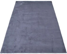Protišmykový koberec PLUSH tmavosivý