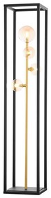 Jupiter 1911 - Stojacia lampa NEPTUN 4xG9/14W/230V zlatá/čierna/zadymená béžová