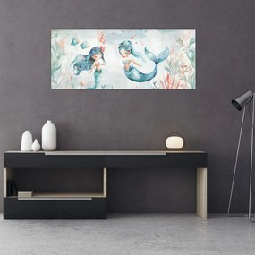 Obraz - Morské panny (120x50 cm)