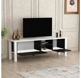 TV stolík/skrinka Tuteku 2 (biela + čierna) . Vlastná spoľahlivá doprava až k Vám domov. 1095362