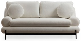 Elegantná dvojmiestna pohovka Livorno - biela