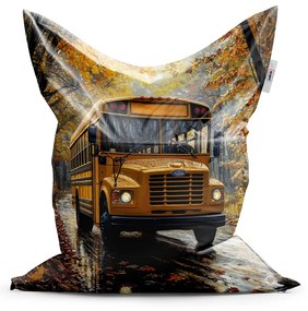 Sablio Sedací vak Žltý školský autobus - 150x100 cm