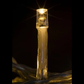 Vianočné LED osvetlenie - 10 m, 100 LED, teple biele