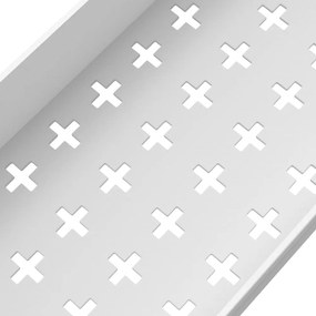 Regál na kolieskach Aliol Typ 3 - biela