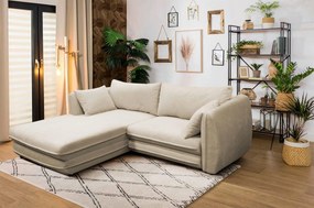 XXXLutz ROHOVÁ SEDAČKA, textil, béžová MID.YOU - Sedačky - 001574005812