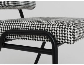 Bielo-čierna jedálenská stolička Simple - CustomForm