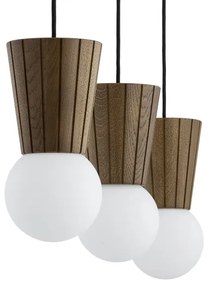 Argon 6358 - Kúpeľňové závesné svietidlo na lanku VOLANTE 3xG9/6W/230V IP44 hnedé