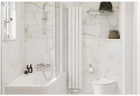 Závesné WC set Jungborn ONE hĺbka 48 cm skrátený bez splachovacieho kruhu vr. WC dosky so Soft-close