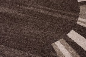 TA Koberec 3443A TMAVOHNEDÉ SARI KOLESO 3UX Rozmer: 100x100 cm