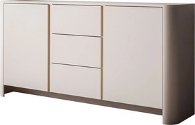 Dizajnová komoda HARLEM kašmír 168 cm