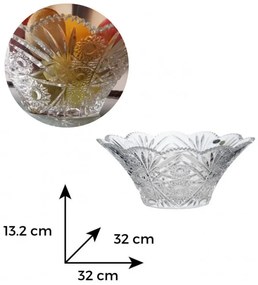 KRIŠTÁĽOVÁ MISA BOHEMIA SISSI 320MM