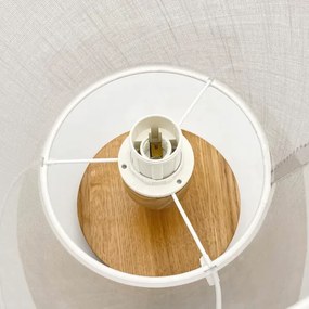 Brilagi - LED  Prisadený luster ANTHONY 1xE14/60W/230V dub/biela