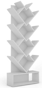 Regál na knihy Willy biely